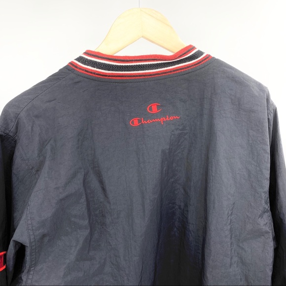 Champion PBA Tour Black V-Neck Pullover Jacket S - Picture 8 of 9